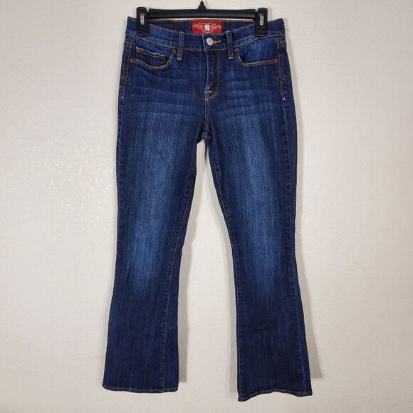Lucky Brand Sofia Bootcut Jeans Women Size 6/28 Dark Blue Denim Vintage Y2K - Picture 14 of 14